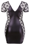 Cottelli Curves Wetlook Lace Dress | Angel Clothing