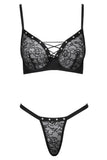 Cottelli Lingerie Black Bra Set | Angel Clothing