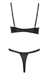 Cottelli Lingerie Black Bra Set | Angel Clothing