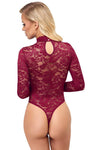 Cottelli Lingerie Bordeaux Body | Angel Clothing
