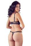 Cottelli Lingerie Bra and String (M, L) | Angel Clothing