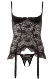 Cottelli Lingerie Cami Suspender Set (M) | Angel Clothing