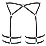 Cottelli Lingerie Harness Suspender Belt | Angel Clothing