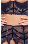 Cottelli Lingerie Longline Shelf Bra Set | Angel Clothing