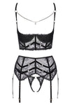 Cottelli Lingerie Longline Shelf Bra Set | Angel Clothing