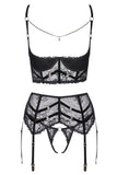 Cottelli Lingerie Longline Shelf Bra Set | Angel Clothing