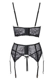 Cottelli Lingerie Longline Shelf Bra Set | Angel Clothing