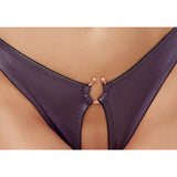 Cottelli Lingerie Purple Wetlook Set | Angel Clothing
