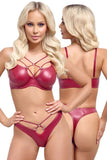 Cottelli Lingerie Red Bra Set | Angel Clothing