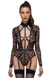 Cottelli Lingerie Strap Lace Body | Angel Clothing
