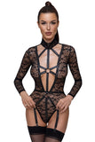 Cottelli Lingerie Strap Lace Body | Angel Clothing
