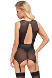 Cottelli Lingerie Suspender Basque | Angel Clothing