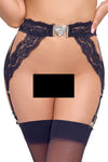 Cottelli Lingerie Elegance Suspender Belt | Angel Clothing