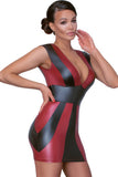 Cottelli Party Black Red Dress | Angel Clothing