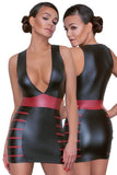 Cottelli Party Black Red Dress | Angel Clothing