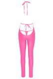 Cottelli Party Pink Jumpsuit | Angel Clothing