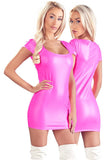 Cottelli Party Pink Wetlook Dress | Angel Clothing