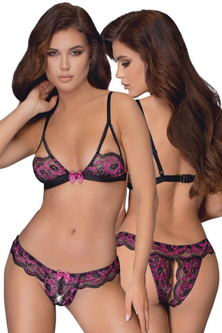 Cottelli Lingerie Pink Lingerie Set