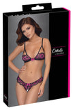 Cottelli Lingerie Pink Lingerie Set | Angel Clothing