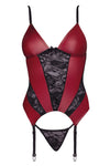 Cottelli Lingerie Red Basque | Angel Clothing