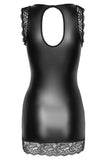 Cottelli Party Black Wetlook Dress | Angel Clothing