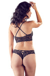 Cottelli Lingerie Black Lingerie Set | Angel Clothing