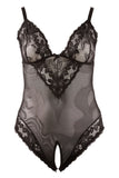 Cottelli Collection Plus Size Crotchless Body | Angel Clothing