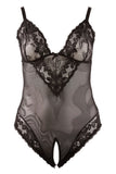 Cottelli Collection Plus Size Crotchless Body | Angel Clothing