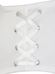 Cottelli Lingerie White Suspender Set | Angel Clothing