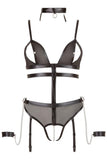 Cottelli Bondage Crotchless Body with Chains | Angel Clothing