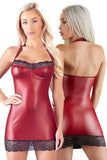 Cottelli Collection Halterneck Dress Red | Angel Clothing