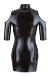 Cottelli Party Cold Shoulder Wetlook Mini Dress | Angel Clothing