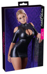 Cottelli Party Cold Shoulder Wetlook Mini Dress | Angel Clothing