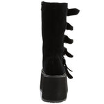 DemoniaCult DAMNED 225 Boots Black Velvet | Angel Clothing