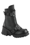 DemoniaCult BRATTY 56 Black Boots | Angel Clothing