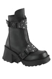 DemoniaCult BRATTY 56 Black Boots | Angel Clothing