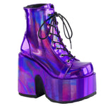 DemoniaCult CAMEL 203 Boots Purple | Angel Clothing