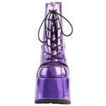 DemoniaCult CAMEL 203 Boots Purple | Angel Clothing