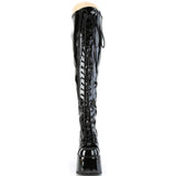DemoniaCult CAMEL 300WC Boots WIDE CALF | Angel Clothing