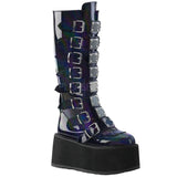 DemoniaCult DAMNED-318 Boots Hologram | Angel Clothing