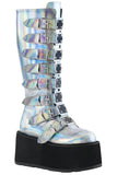 DemoniaCult DAMNED 318 Boots Silver | Angel Clothing
