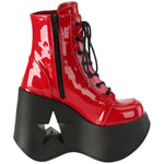 DemoniaCult Dynamite 106 Red Patent Boots | Angel Clothing
