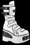 DemoniaCult KERA 108 White Boots (UK6, 8) | Angel Clothing