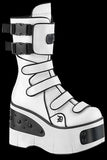 DemoniaCult KERA 108 White Boots (UK6, 8) | Angel Clothing