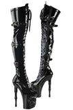 Pleaser Rapture 3028 Patent Boots | Angel Clothing