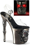 Pleaser Rapture 808-LT Shoes Pewter | Angel Clothing