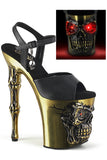 Pleaser Rapture 809-LT Brass Shoes | Angel Clothing