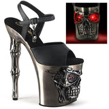 Pleaser Rapture 809-LT Shoes Pewter | Angel Clothing