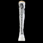 DemoniaCult SHAKER-374 White Boots | Angel Clothing