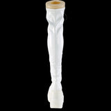 DemoniaCult SHAKER-374 White Boots | Angel Clothing